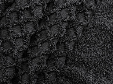 Toalla Medio Baño Romi Negro Toalla