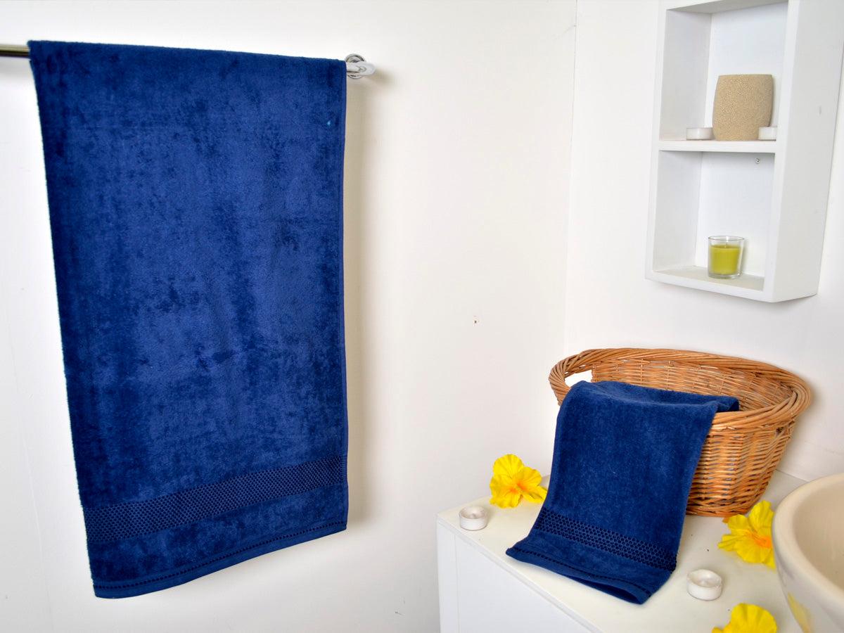 Toalla Medio Baño Premier Azul Toallas