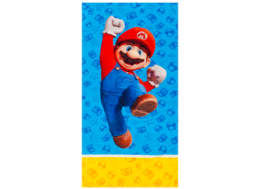 Toalla Sustentable Mario Bros Cyan