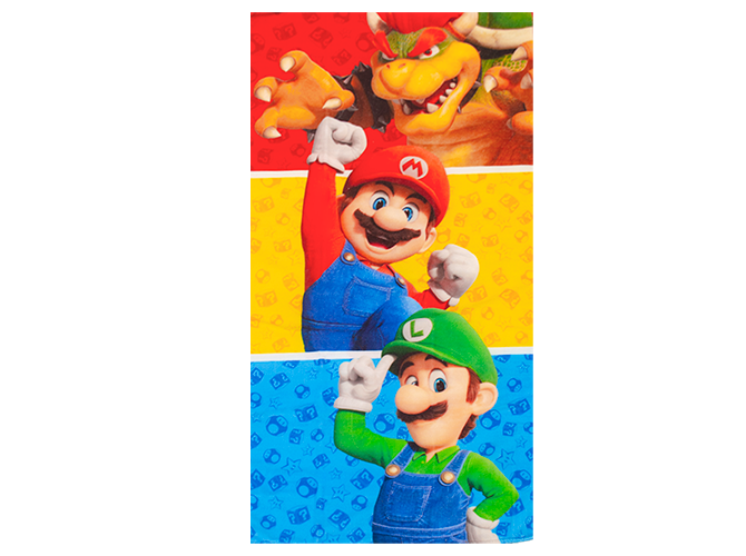 Toalla Sustentable Mario Bros Multicolor