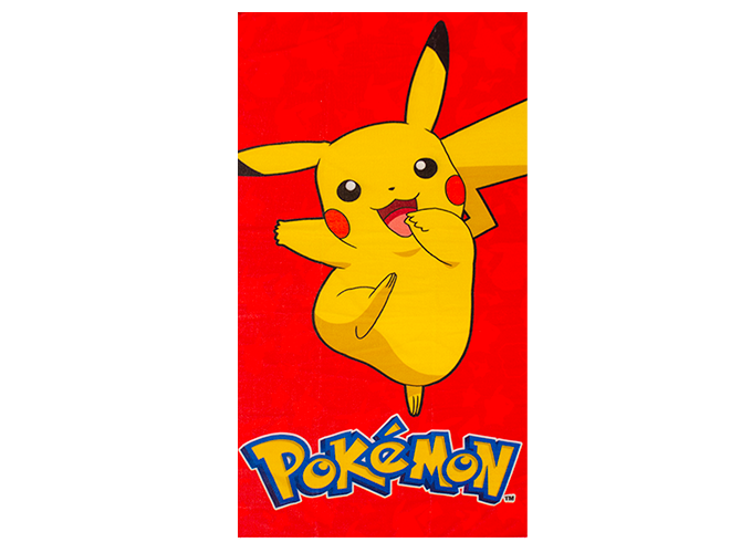 Toalla Sustentable Pikachu Rojo