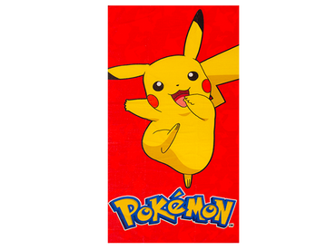 Toalla Sustentable Pikachu Rojo