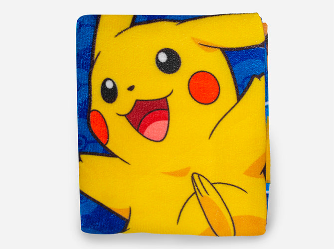 Toalla Sustentable Pokemon Azul Rey