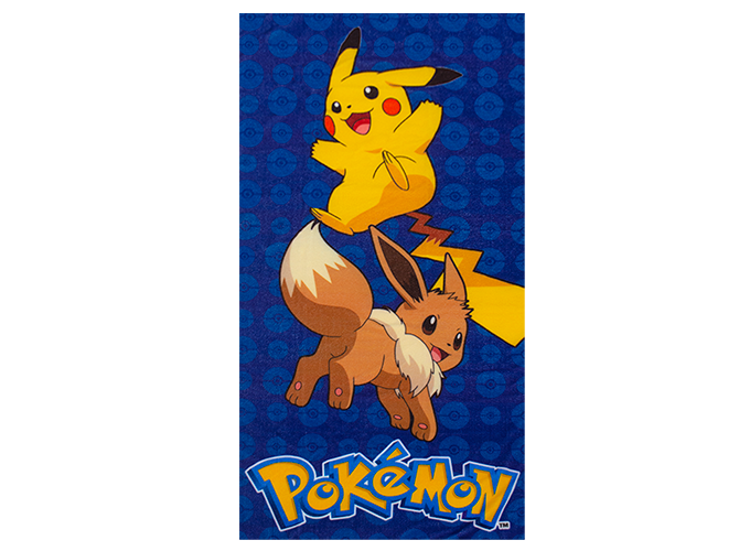 Toalla Sustentable Pokemon Azul Rey