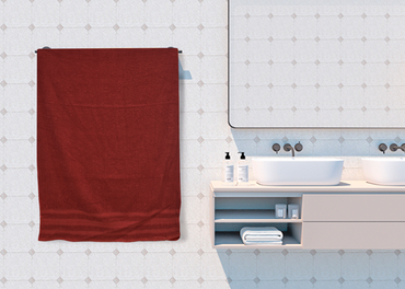 Toalla Pachona Baño Completo Burgundy