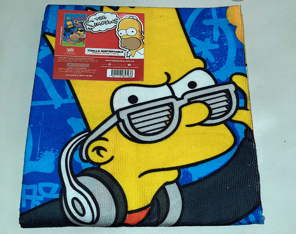 Toalla Sustentable Simpson Toallas