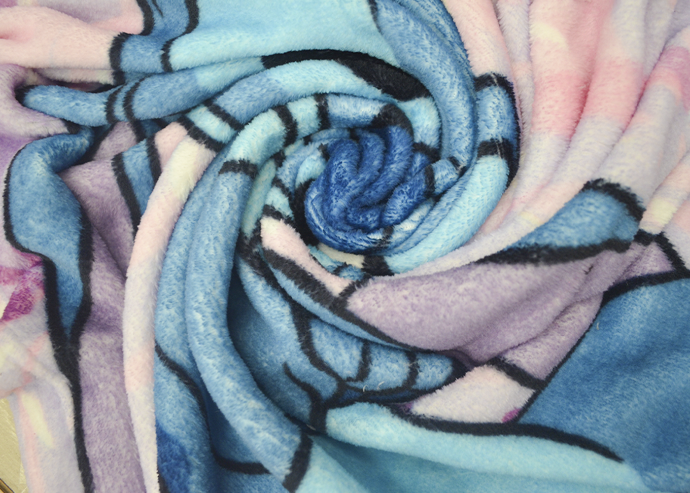 Frazada Baby Tersupiel Stitch Morado