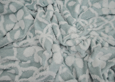 Cobertor Tufted Bicolor Matrimonial Turquesa