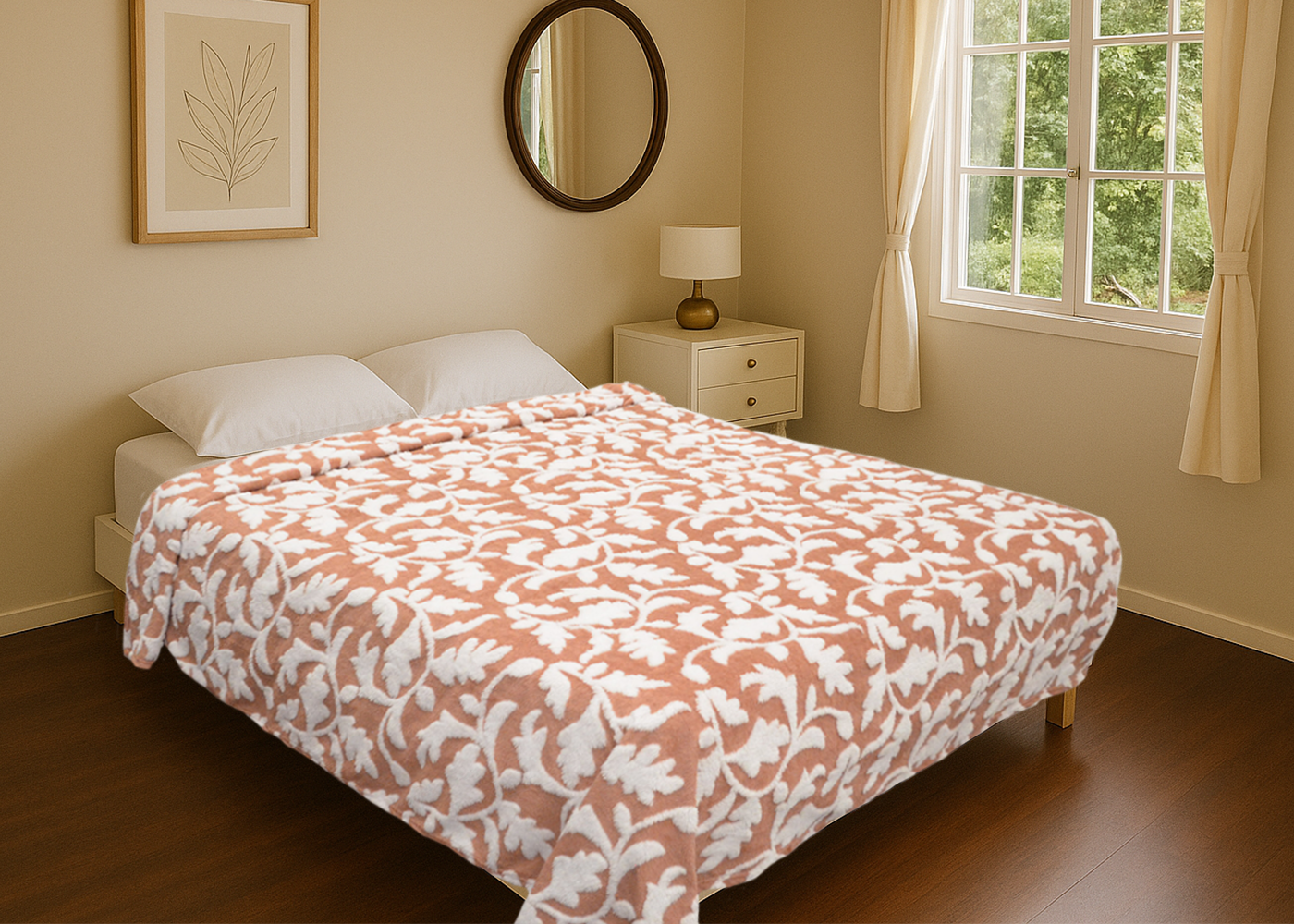 Cobertor Tufted Bicolor Matrimonial Shedron