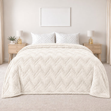 Edredón Sobrecamero Conejo Zigzag Light Beige