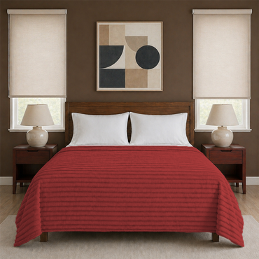 Cobertor Zanjas Matrimonial Wine