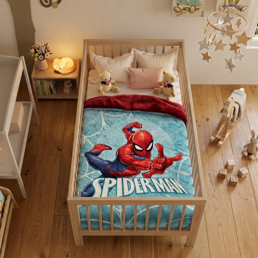 Edredón Cunero Borrego Spiderman