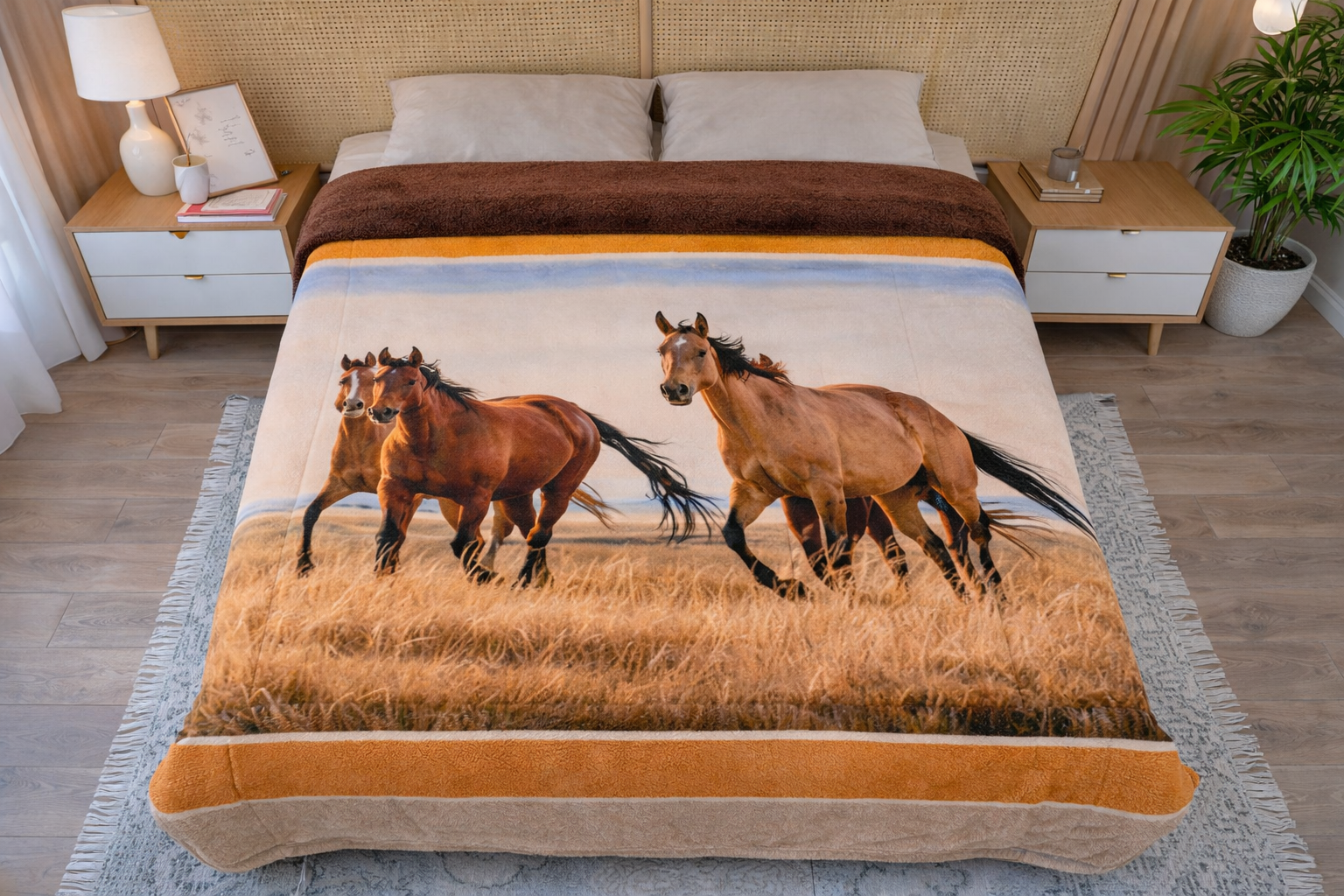 Edredón Sobrecamero Colap Caballos