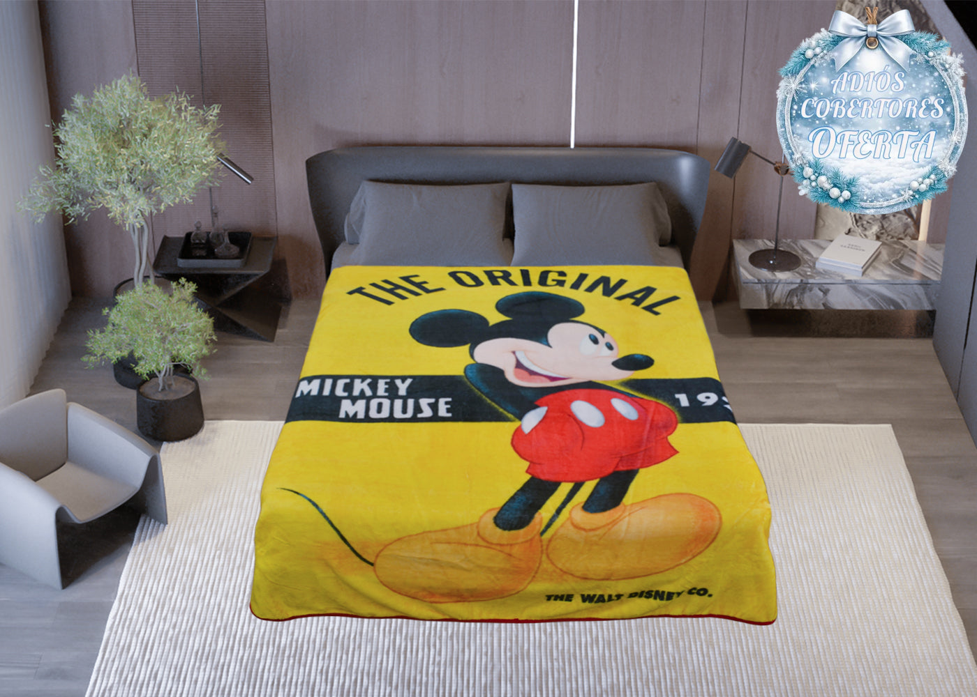 Cobertor Matrimonial Rachel Mickey Cobertor