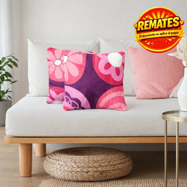 Cojín Bonded Arroba Lila Almohadas