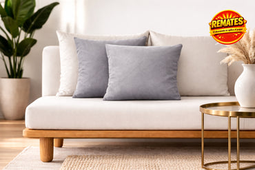 Cojín Bonded Gris Plata - Almohadas