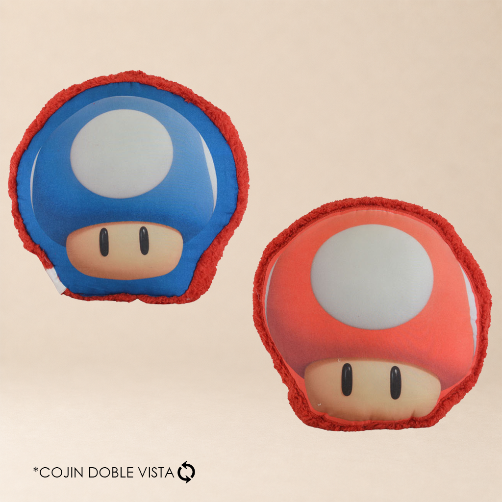 Cobertor Baby Borrego + Shape Baby Mario Bros Azul