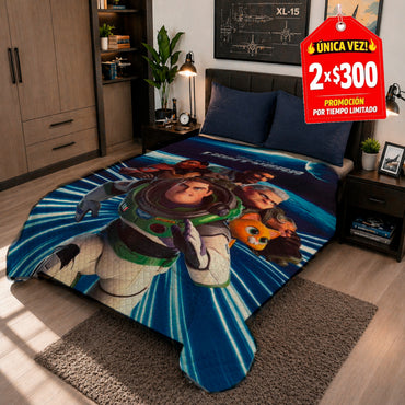 Colcha Cotash Individual Lightyear - Colchas