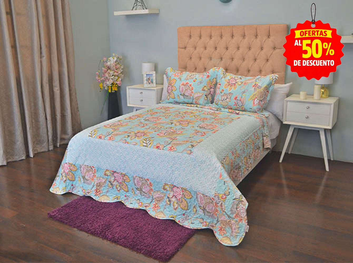 Colcha King Size Cotash Fiore Colchas