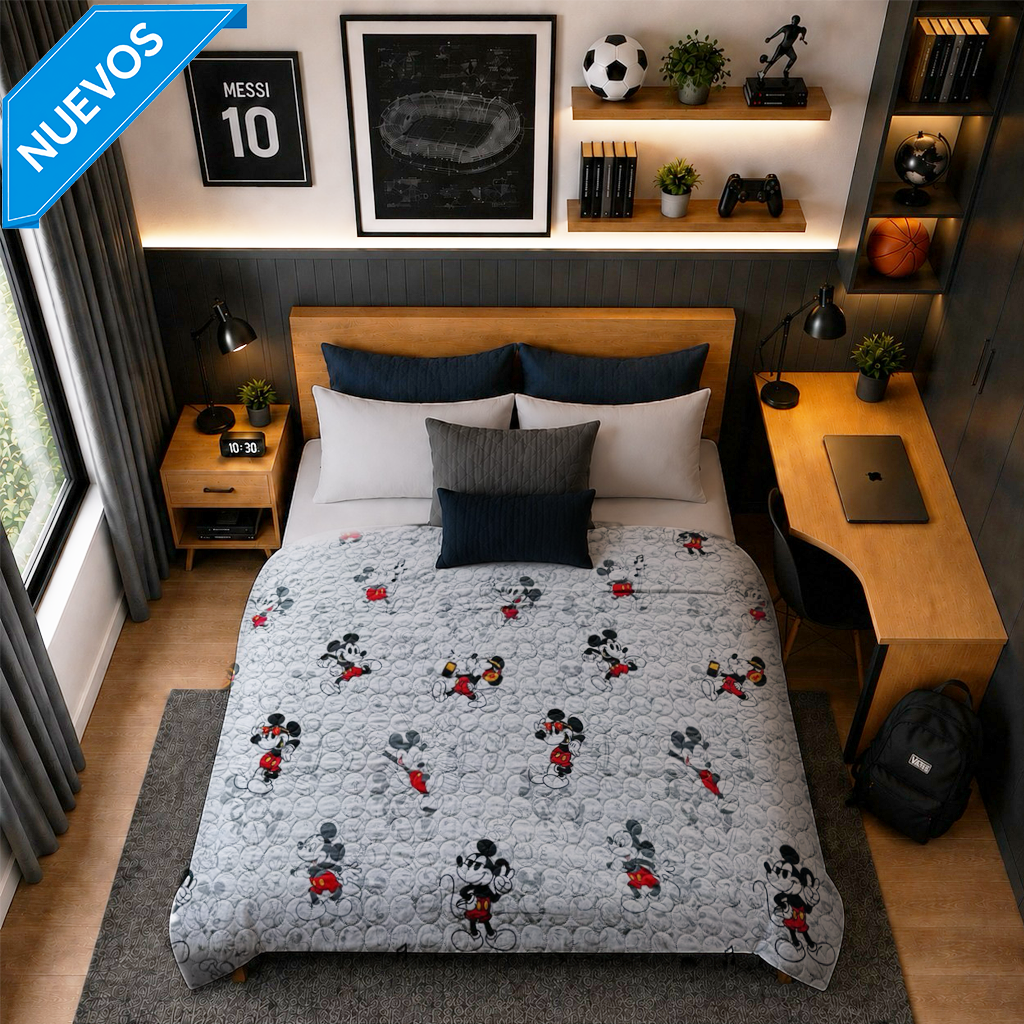Colcha Disney Patchwork Matrimonial Mickey