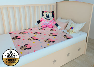 Comfy 2 en 1 Minnie Frazadas