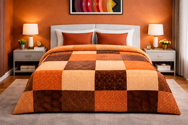 Edredón Sobrecamero Serenity Borrego Cuadros