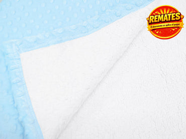 Cunero Dot Bonded Baby Azul Cuneros