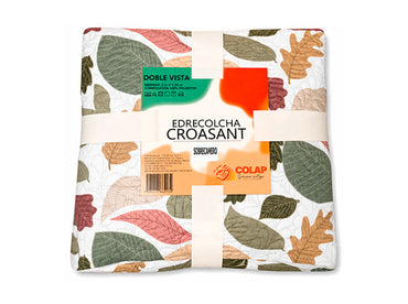 Edrecolcha Croasant Sobrecamero Hojas - Colchas