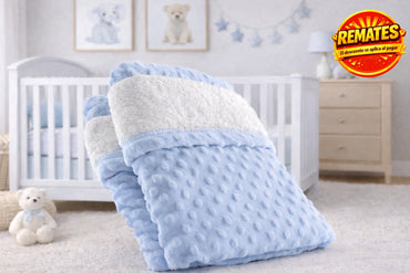 Edredon Bonded Dot Cuna Azul Cuneros