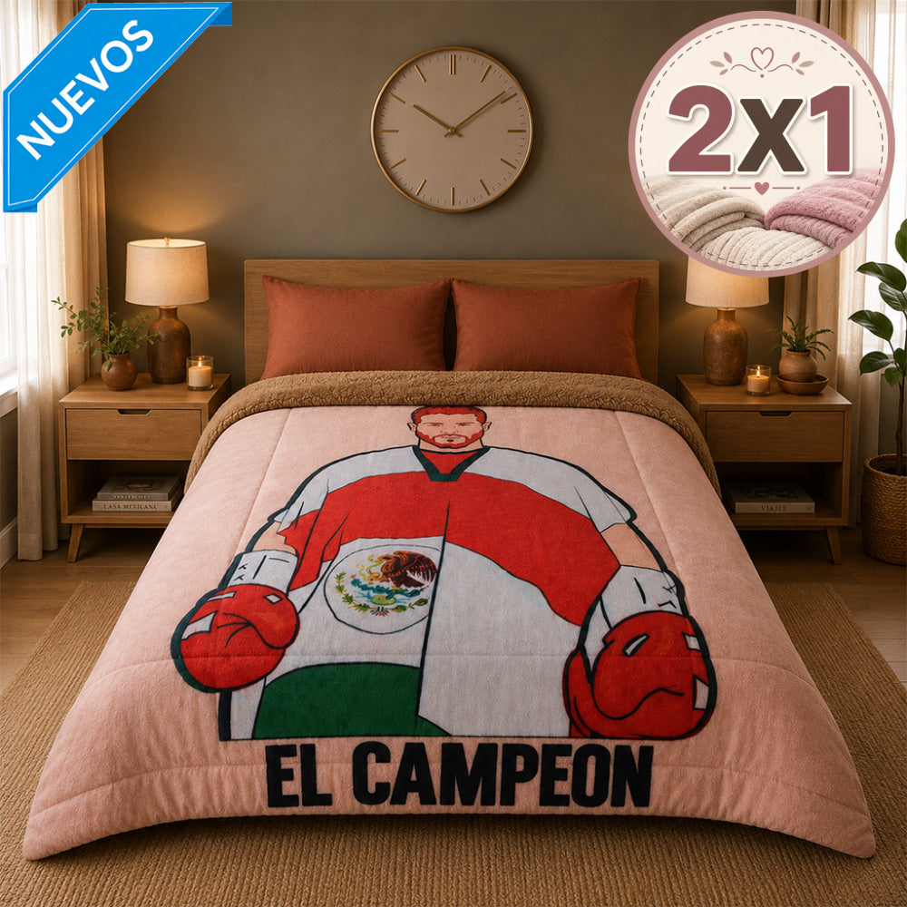 Edredón Chingón Matrimonial El campeón - Edredones