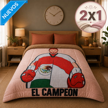 Edredón Chingón Matrimonial El campeón - Edredones