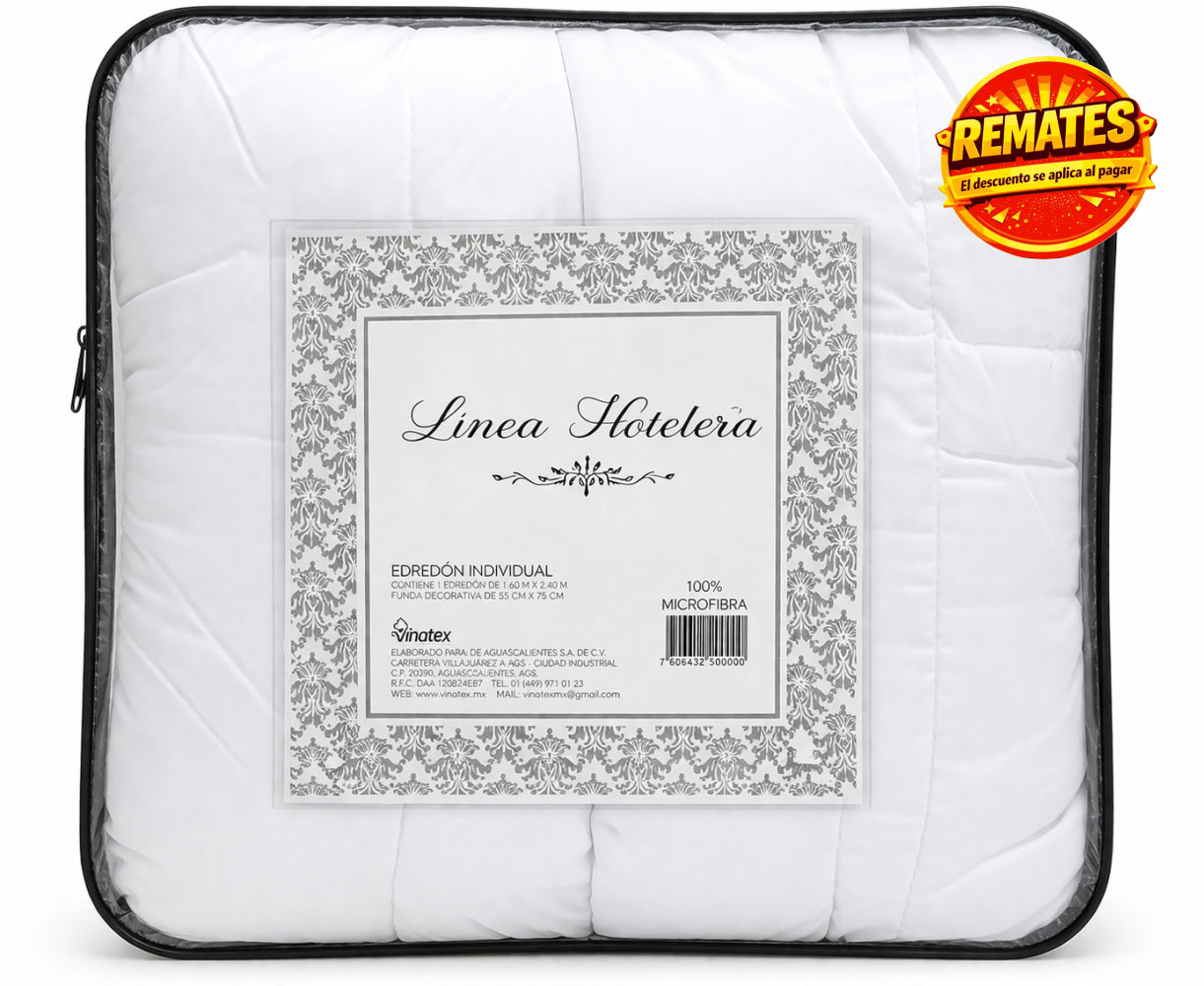 Edredón Lehotel Individual Blanco - Cobertor