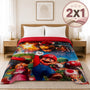 Edredón Matrimonial Borrego Super Mario Bros - Edredones
