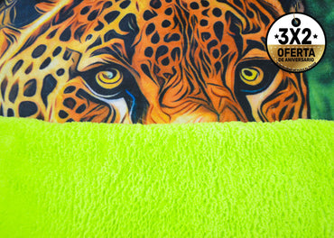 Edredón Matrimonial Chingón Jaguar Jungla Edredones