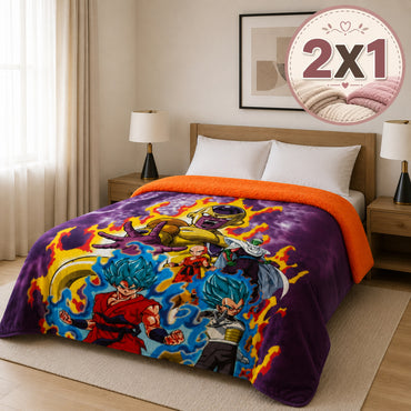 EDREDON SERENITY MATRIMONIAL DRAGON BALL - Edredones