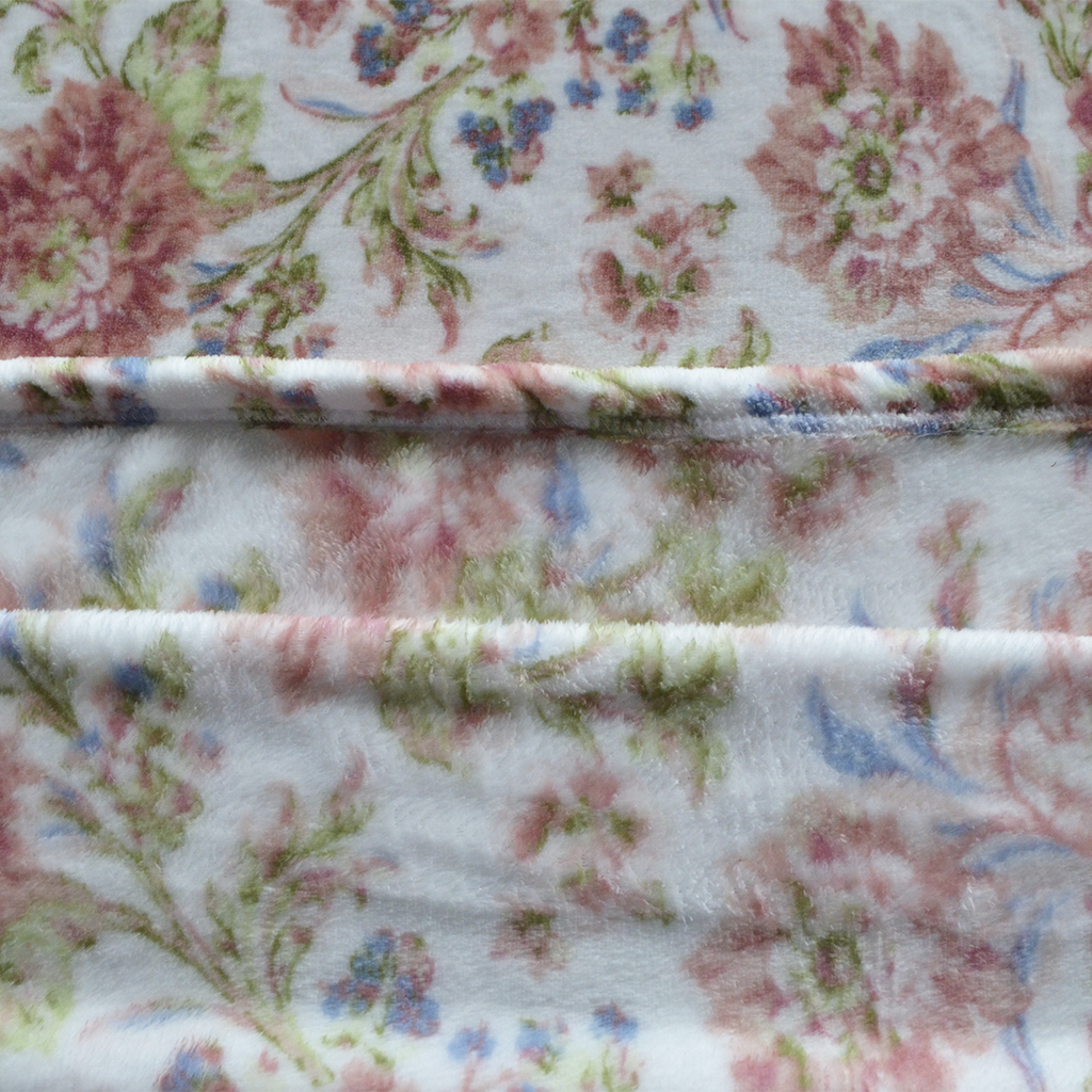 Cobertor Silk Estampado Floral