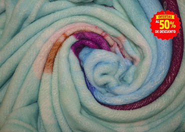 Frazada Baby Tersupiel Frozen Turquesa Frazadas