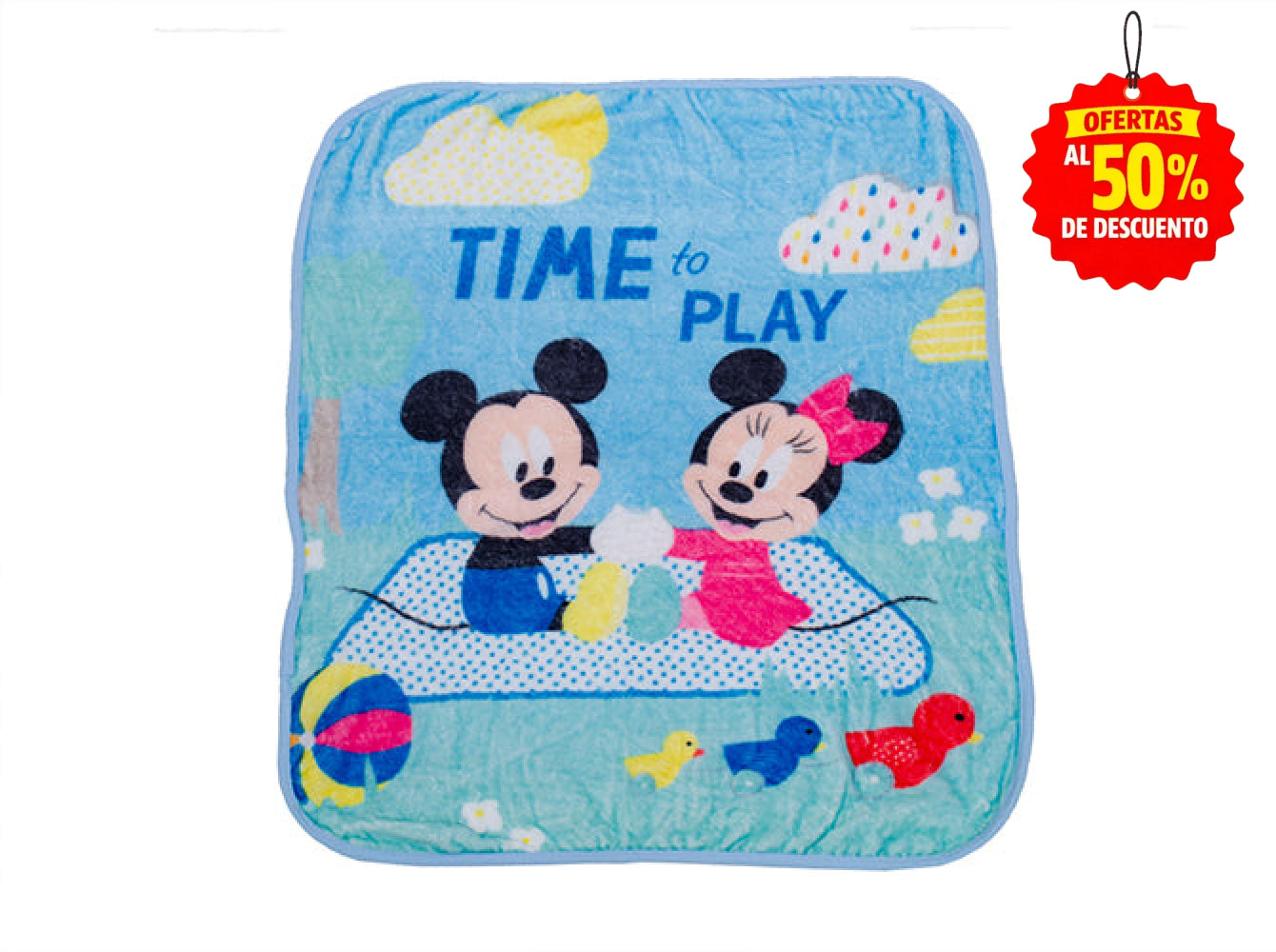 Frazada Baby Tersupiel Mickey Bebé Frazadas