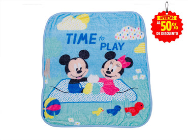 Frazada Baby Tersupiel Mickey Bebé Frazadas