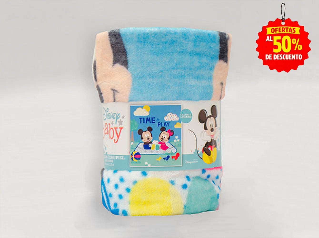 Frazada Baby Tersupiel Mickey Bebé Frazadas