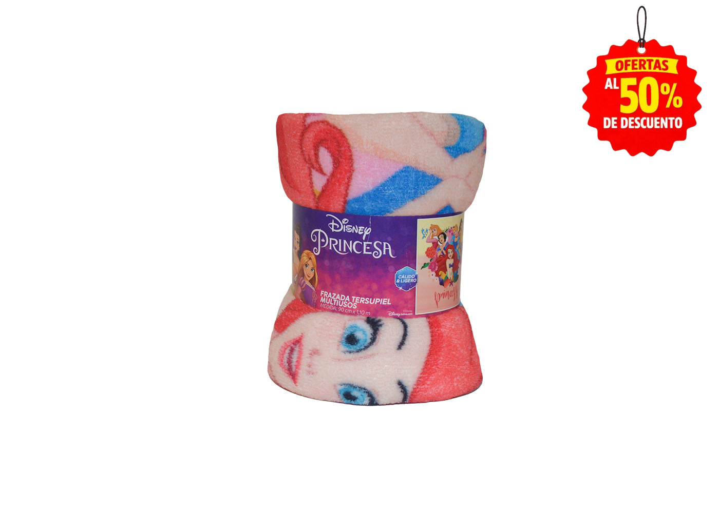 Frazada Baby Tersupiel Princesas Rosa Frazadas