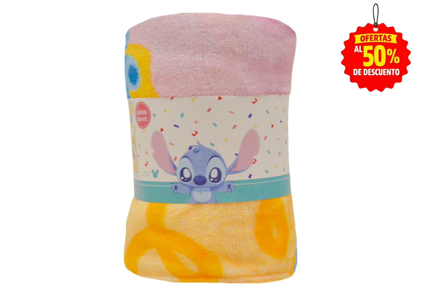 Frazada Baby Tersupiel Stitch Amarillo Frazadas