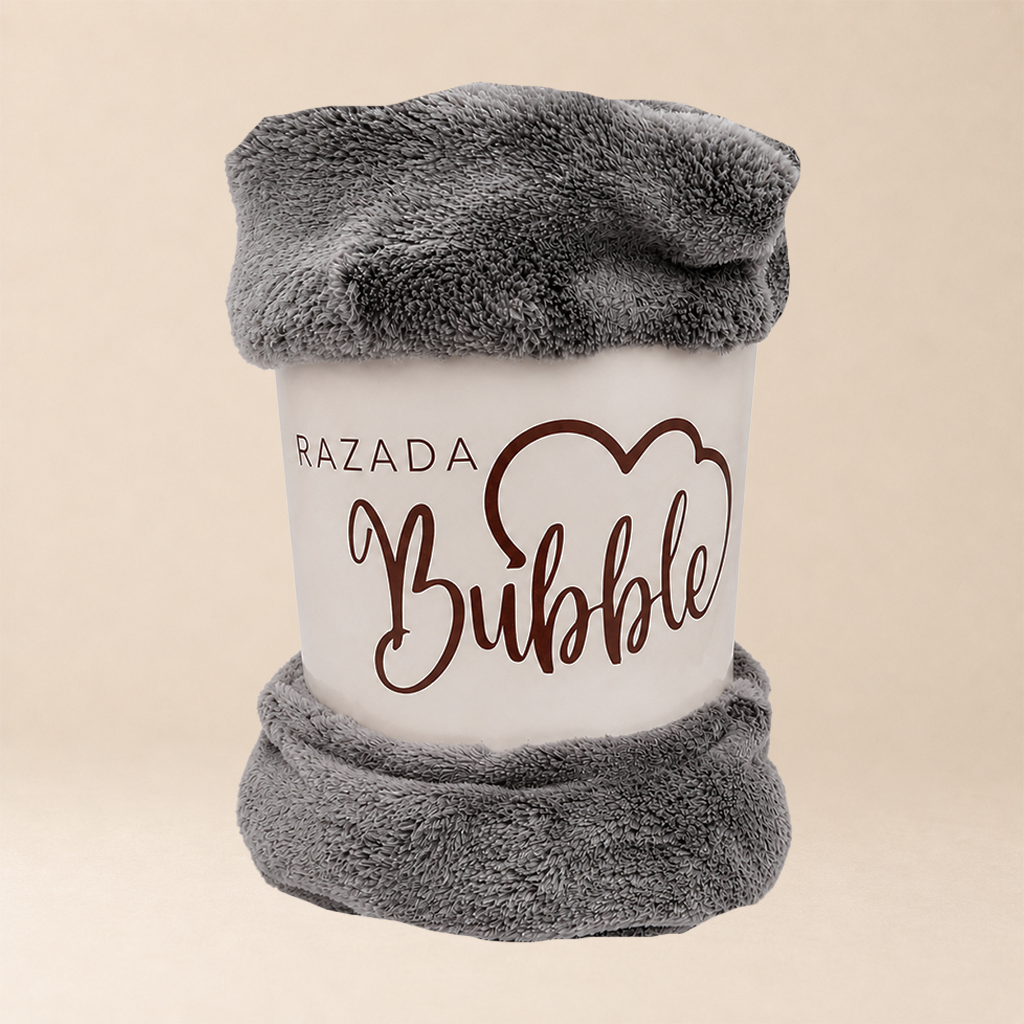 Frazada Bubble Gris oxford
