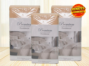 Juego de Sábana Individual Premium Beige - Sabanas