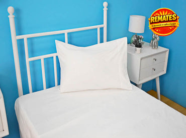 Juego de Sábana Individual Premium Blanca - Sabanas