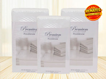 Juego de Sábana Individual Premium Blanca - Sabanas