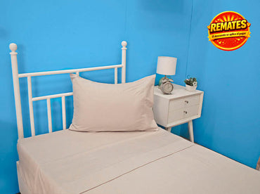 Juego de Sábana Individual Premium Gris - Sabanas