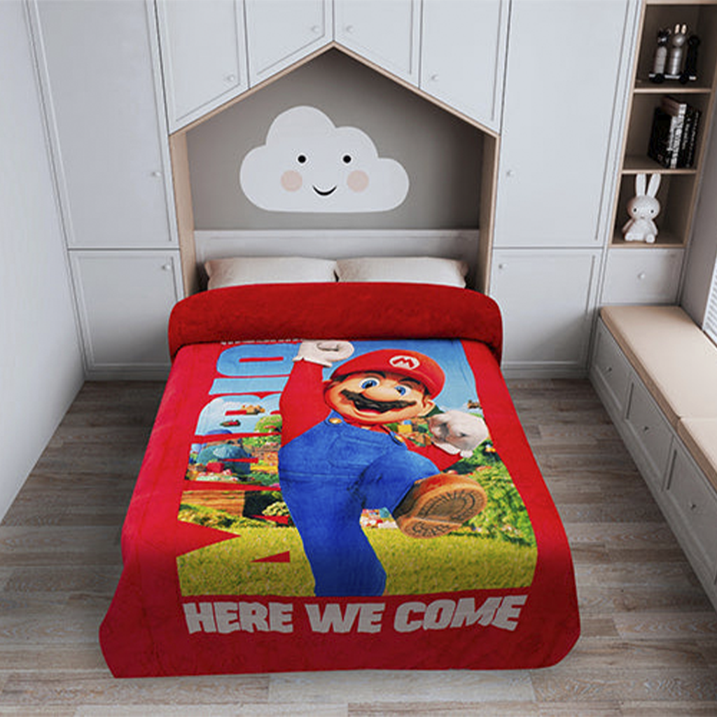 Edredón Matrimonial Amigo Mario Bros