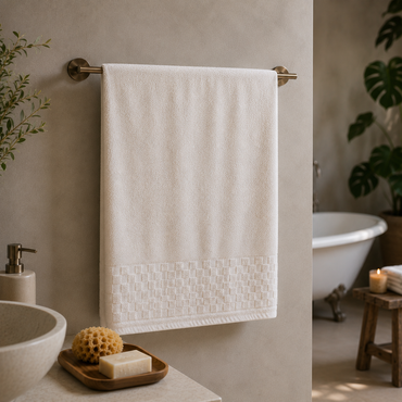 Toalla Medio Baño Lehotel Blanca