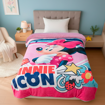 Edredón Borrego Amigo Individual Minnie Icon